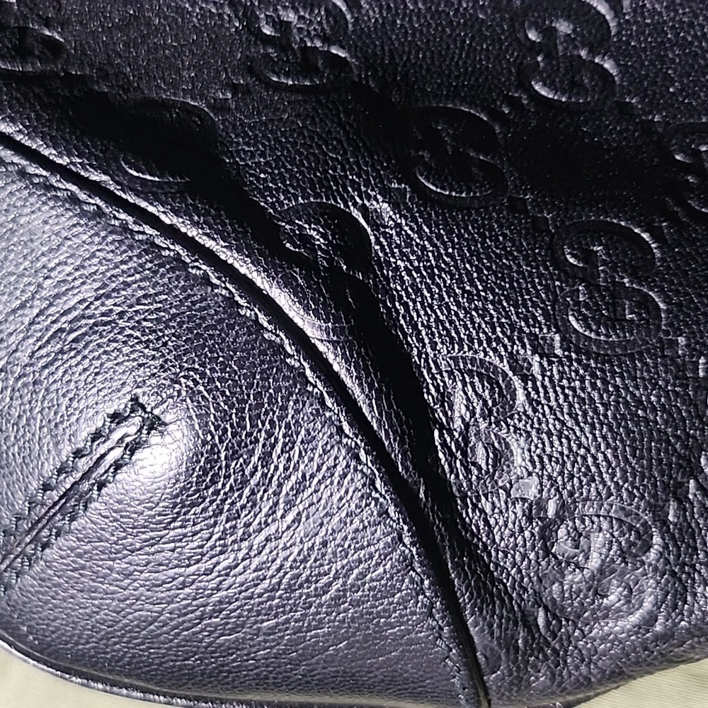 Gucci guccissima black shoulder hobo. - Picture 13 of 16